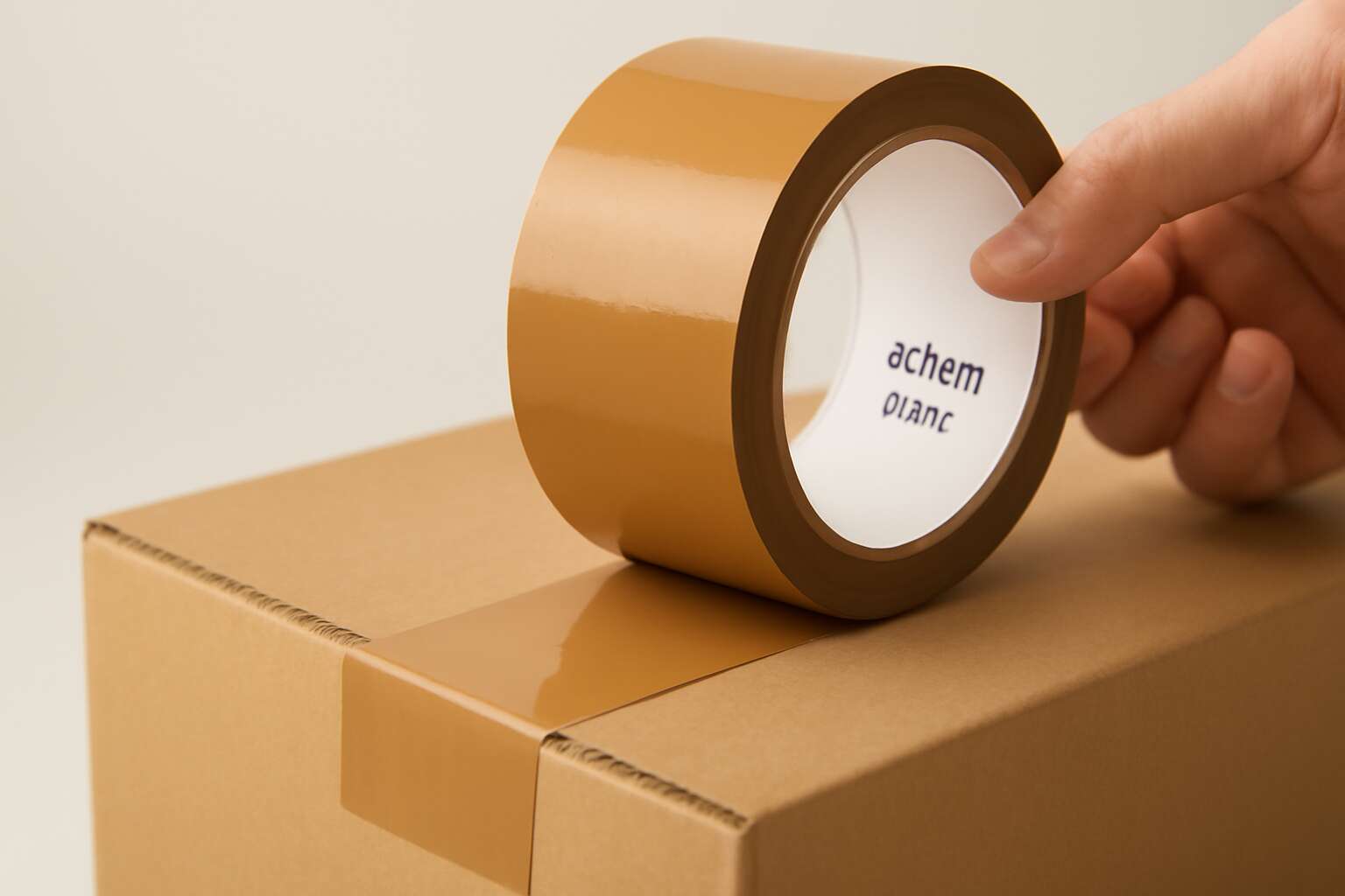 generated_image_693b9666cc888.jpg packaging tape buff 48mm x 50m